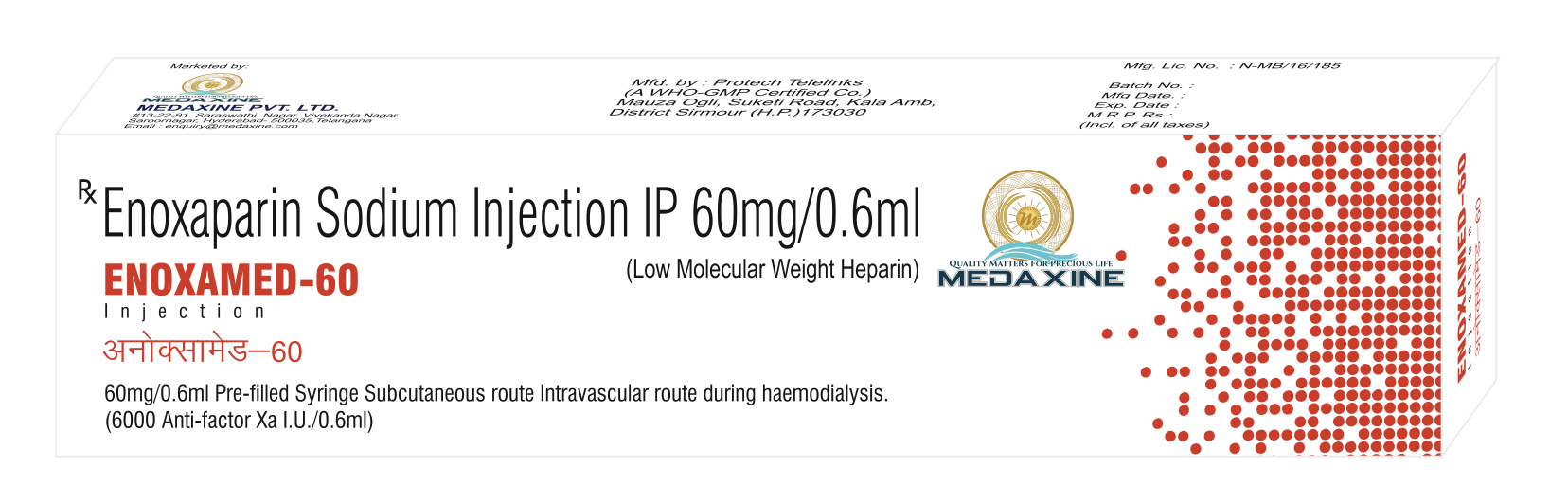 ENOXAMED 60MG